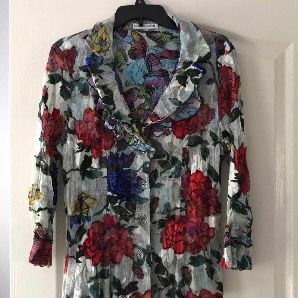 Summer floral jacket